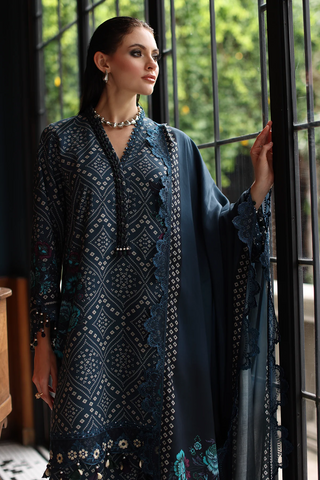 Combination by Charizma | Unstitched Embroidered Linen Vol-II Winter - 2025 CCW6-20