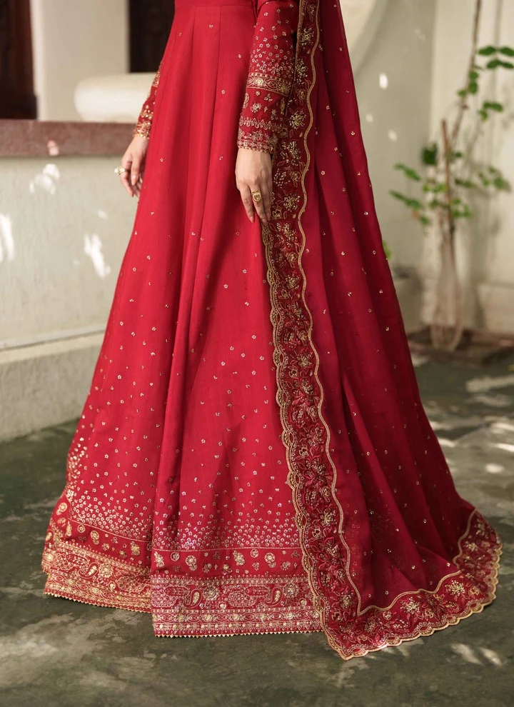 Shagun by Neeshay | Unstitched Embroidered Rawsilk Collection - 2026 (Roshanara)
