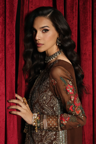 Aura by Charizma | Unstitched Luxury Chiffon Vol-01 Collection - 2026 CA26-07