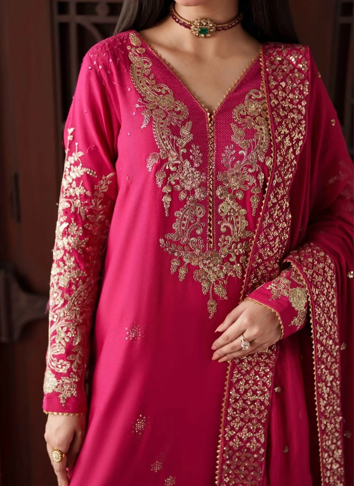 Shagun by Neeshay | Unstitched Embroidered Rawsilk Collection - 2026 (Parisa)