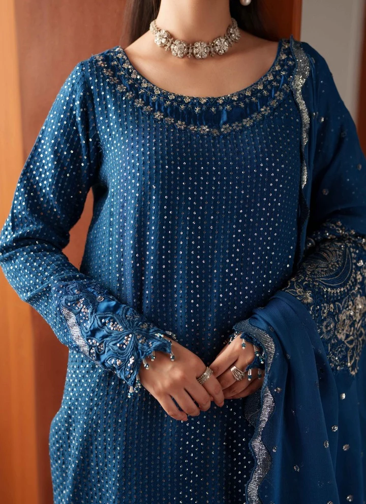 Shagun by Neeshay | Unstitched Embroidered Rawsilk Collection - 2026 (Mahjabeen)