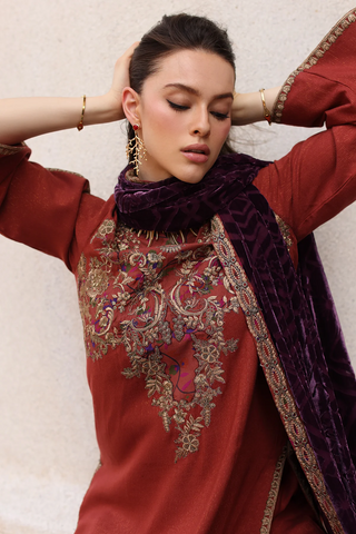 Poshima by Charizma | Unstitched Embroidered Leather Vol-III Collection - 2025 PSW5-22