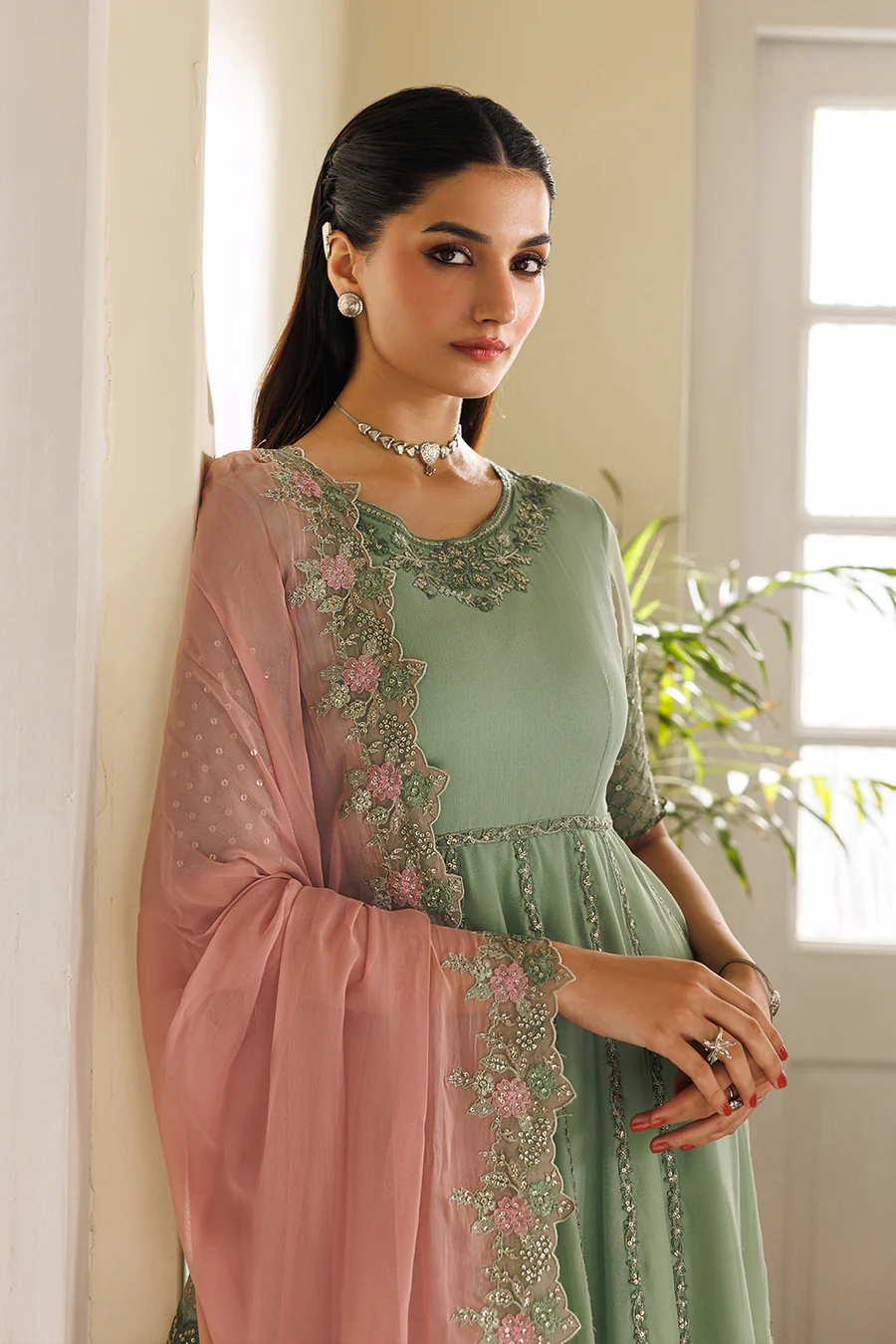 Iznik Unstitched Embroidered Chiffon Semi-Formals Collection - 2026 CC-99