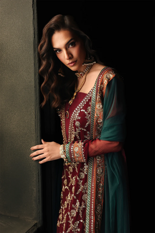 Aura by Charizma | Unstitched Luxury Chiffon Vol-01 Collection - 2026 CA26-05