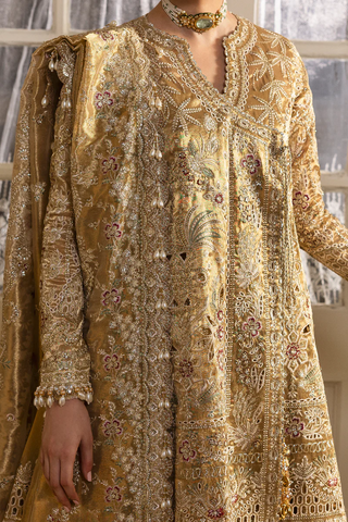 Dastan Goi by Afrozeh | Unstitched Luxury Wedding Collection - 2025 (GOLDVEIL)
