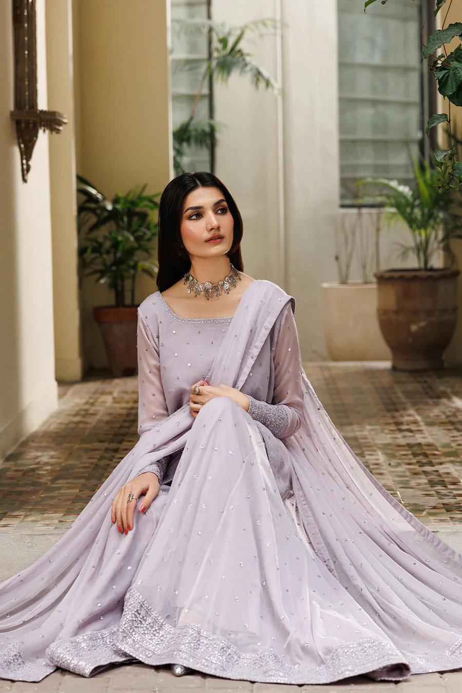 Iznik Unstitched Embroidered Chiffon Semi-Formals Collection - 2026 CC-100