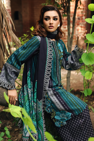 Combination by Charizma | Unstitched Embroidered Linen Vol-II Winter - 2025 CCW6-12