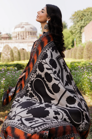 Combination by Charizma | Unstitched Embroidered Linen Vol-II Winter - 2025 CCW6-15