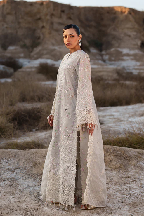 Sunlit Groove by Emaan Adeel | Unstitched Luxury Lawn Collection - 2026 (MEHVES)