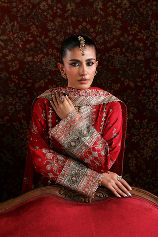 Afsana e Silk by Emaan Adeel | Unstitched Luxury Collection - 2025 (MAHGUL)