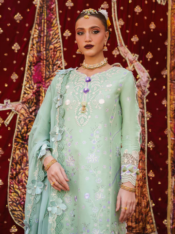 Gul by Mahnur | Unstitched Embroidered Lawn Collection - 2026 G-011