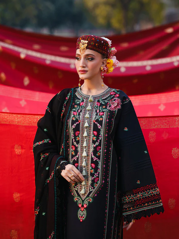 Gul by Mahnur | Unstitched Embroidered Lawn Collection - 2026 G-013