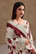 Naqsh by Ramsha | Unstitched Emb & Print Vol-02 Rawsilk'26 (RS-203)