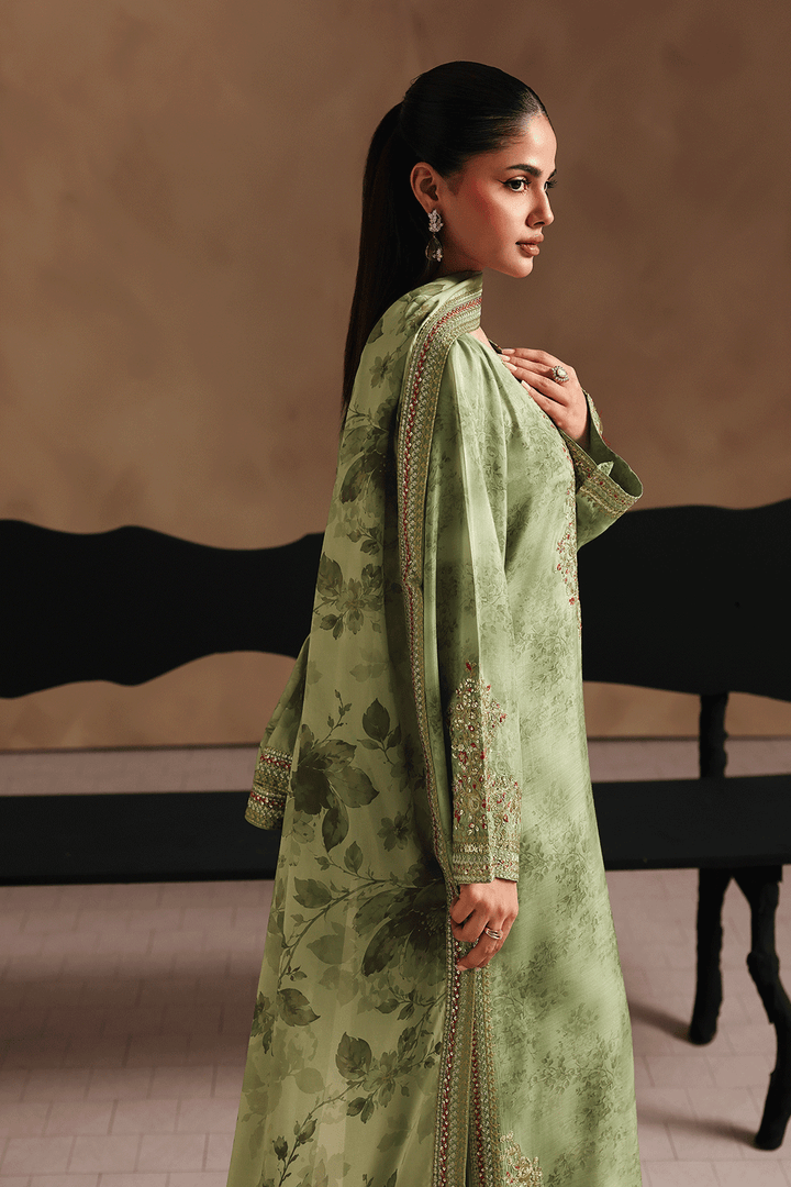 Naqsh by Ramsha | Unstitched Emb & Print Vol-02 Rawsilk'26 (RS-201)