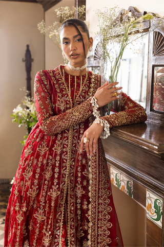 Dastan Goi by Afrozeh | Unstitched Luxury Wedding Collection - 2025 (TEAROSE)