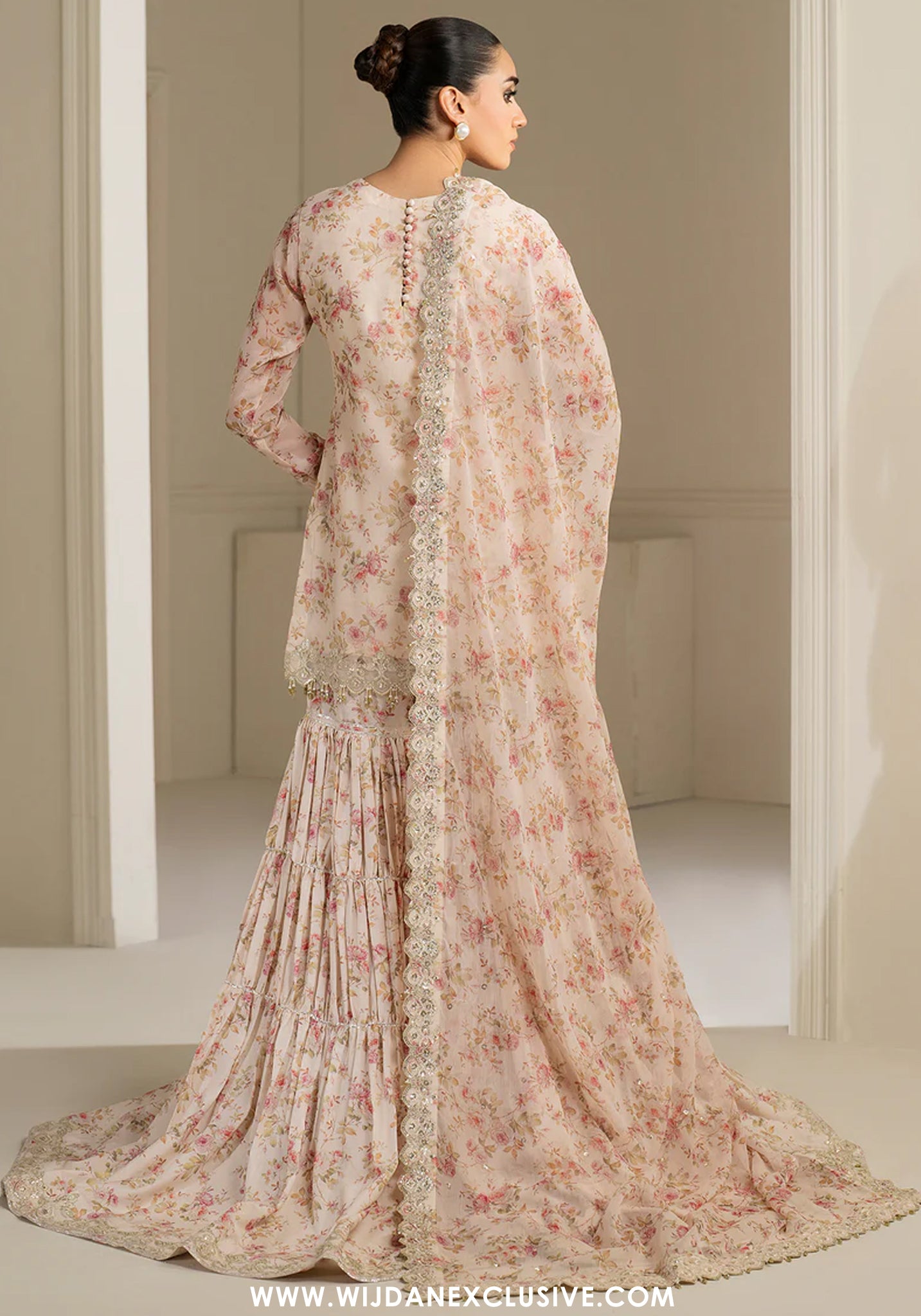 Baroque 3PC Unstitched Embroidered Chiffon Collection UF-4164