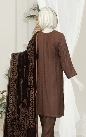 Zara Unstitched Winter Zari with Velvet Shawl Collection - 2025 D-02