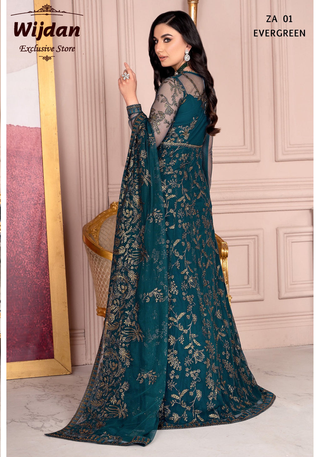 Afreen Unstitched Formals by Zarif ZA-01